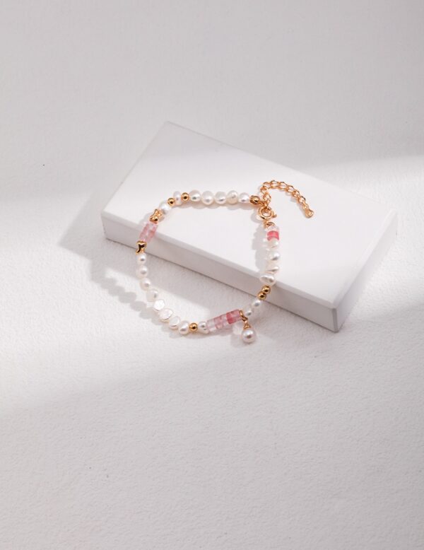 925 Silver Pearl Minimalist Bracelet