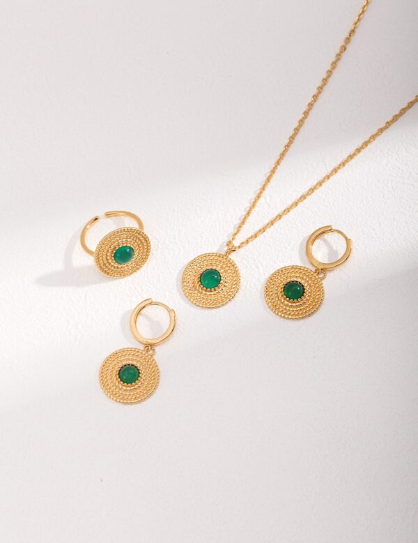 Chalcedony Jewelery Set - Image 3