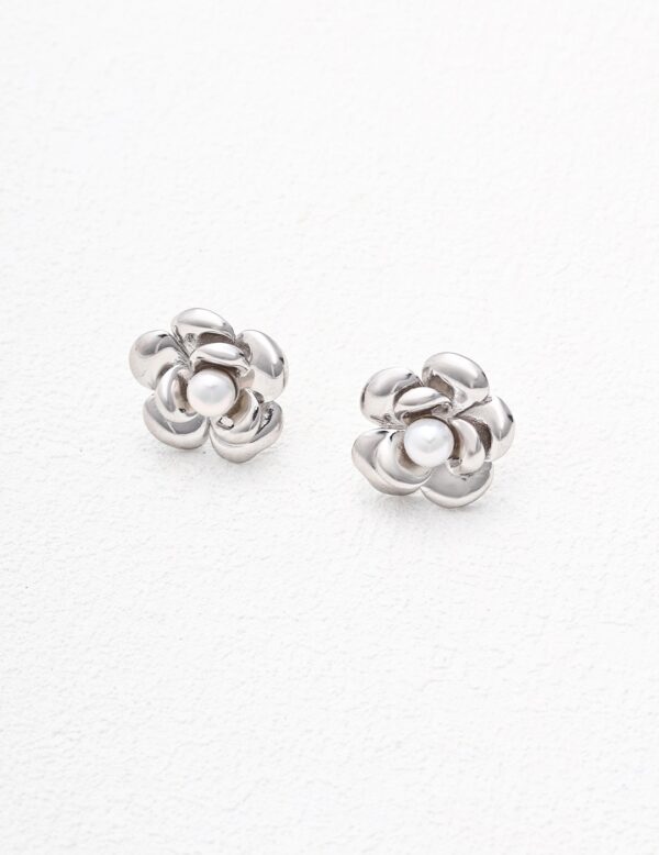 Blossom Pearl Studs - Image 3