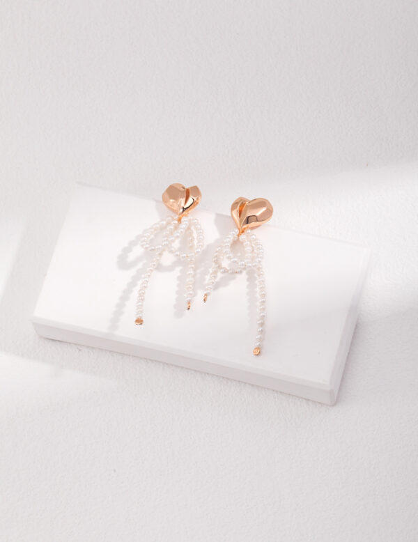 Sterling Silver Shell Pearl Earrings