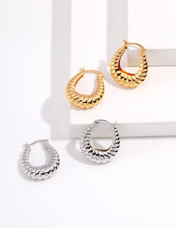 Twisted Elegance Hoops