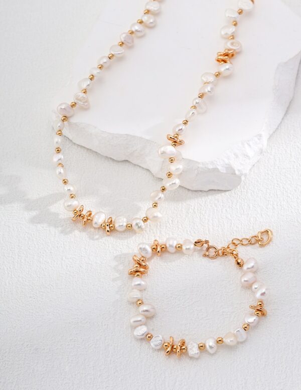 Golden Pearl Bridal Set - Image 5